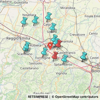 Mappa 41126 Modena MO, Italia (14.38429)
