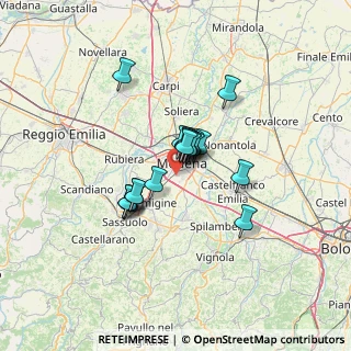 Mappa 41126 Modena MO, Italia (8.68632)