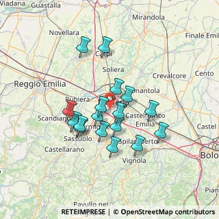 Mappa 41126 Modena MO, Italia (11.78294)