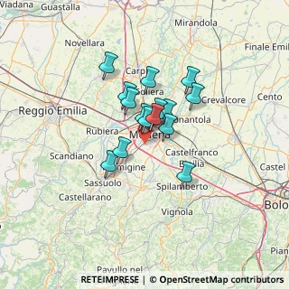 Mappa 41126 Modena MO, Italia (9.068)