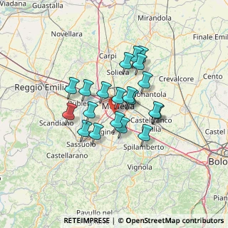 Mappa 41126 Modena MO, Italia (10.307)