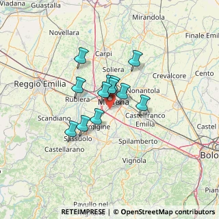 Mappa 41126 Modena MO, Italia (8.9375)