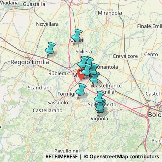 Mappa 41126 Modena MO, Italia (9.11083)