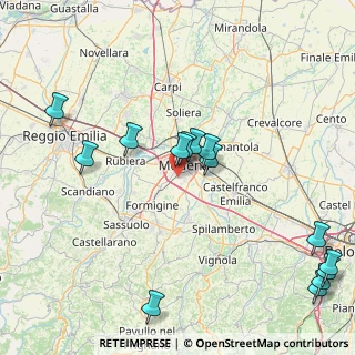 Mappa 41126 Modena MO, Italia (19.965)