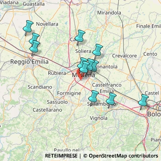 Mappa 41126 Modena MO, Italia (14.6575)