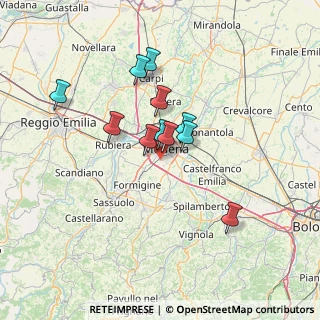 Mappa 41126 Modena MO, Italia (10.92091)