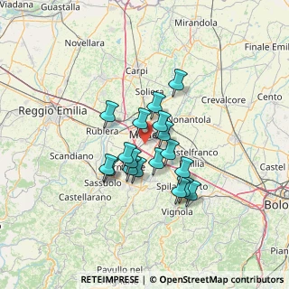 Mappa 41126 Modena MO, Italia (10.16722)