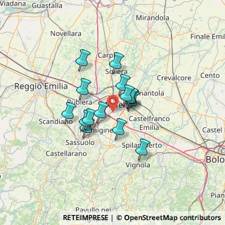 Mappa 41126 Modena MO, Italia (9.496)