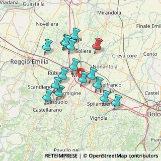 Mappa 41126 Modena MO, Italia (12.395)