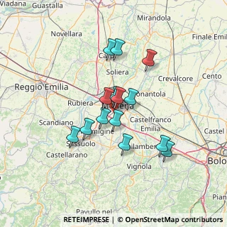 Mappa 41126 Modena MO, Italia (11.05786)