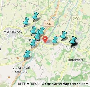 Mappa Via F. Maritano, 42020 Albinea RE, Italia (1.805)