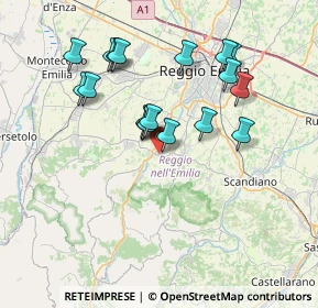 Mappa Via F. Maritano, 42020 Albinea RE, Italia (6.89222)