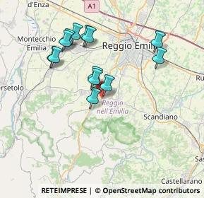 Mappa Via F. Maritano, 42020 Albinea RE, Italia (6.93846)