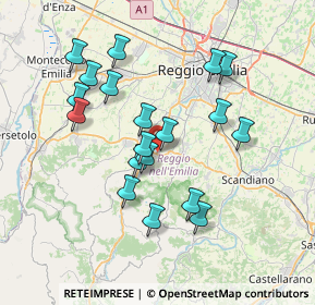 Mappa Via felice Maritano, 42020 Albinea RE, Italia (6.85737)