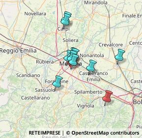 Mappa Via Crema, 41125 Modena MO, Italia (9.2825)
