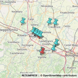 Mappa Str. Curtatona, 41126 Modena MO, Italia (10.87429)