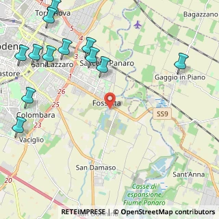 Mappa Str. Curtatona, 41126 Modena MO, Italia (3.10417)