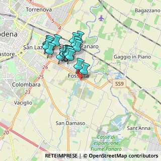 Mappa Str. Curtatona, 41126 Modena MO, Italia (1.583)