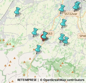 Mappa Via A. Frank, 42020 Puianello RE, Italia (4.07455)