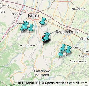 Mappa Via Antonio Gramsci, 42020 San Polo d'Enza RE, Italia (9.046)