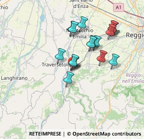 Mappa Via Campo D'Avetto, 42020 San Polo d'Enza RE, Italia (6.24529)
