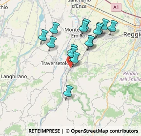 Mappa Via Campo D'Avetto, 42020 San Polo d'Enza RE, Italia (6.59)