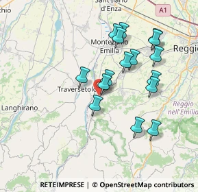 Mappa Via Campo D'Avetto, 42020 San Polo d'Enza RE, Italia (6.98125)