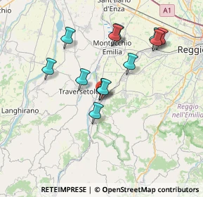 Mappa Via Campo D'Avetto, 42020 San Polo d'Enza RE, Italia (6.84917)