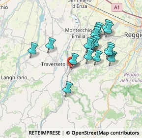 Mappa Via Campo D'Avetto, 42020 San Polo d'Enza RE, Italia (6.80722)
