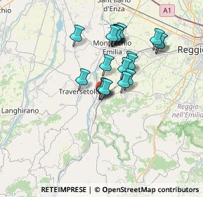 Mappa Via Campo D'Avetto, 42020 San Polo d'Enza RE, Italia (6.026)