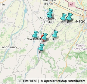 Mappa Via Campo D'Avetto, 42020 San Polo d'Enza RE, Italia (7.23909)