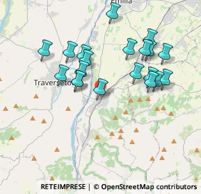 Mappa Via Campo D'Avetto, 42020 San Polo d'Enza RE, Italia (3.596)