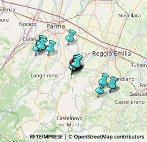 Mappa Via Campo D'Avetto, 42020 San Polo d'Enza RE, Italia (9.0975)