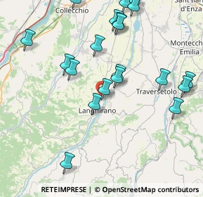 Mappa Via C. Guerci, 43013 Langhirano PR, Italia (9.327)