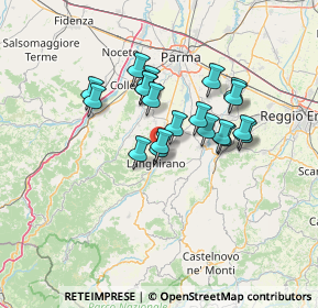 Mappa Via C. Guerci, 43013 Langhirano PR, Italia (10.8295)