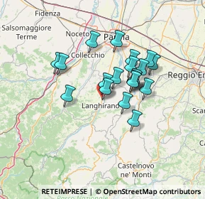 Mappa Via C. Guerci, 43013 Langhirano PR, Italia (10.6865)