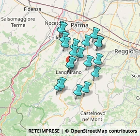 Mappa Via C. Guerci, 43013 Langhirano PR, Italia (10.1995)