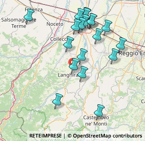 Mappa Via C. Guerci, 43013 Langhirano PR, Italia (16.45789)