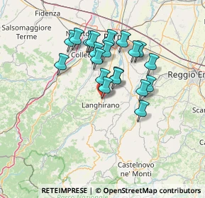 Mappa Via C. Guerci, 43013 Langhirano PR, Italia (11.68)