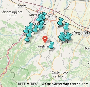 Mappa Via C. Guerci, 43013 Langhirano PR, Italia (13.0365)