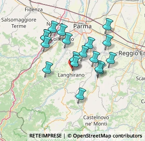 Mappa Via C. Guerci, 43013 Langhirano PR, Italia (12.08722)
