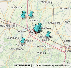 Mappa Via Alessandria, 41125 Modena MO, Italia (7.21231)