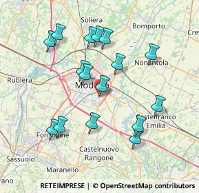 Mappa Via Alessandria, 41125 Modena MO, Italia (7.41063)