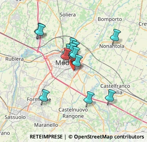 Mappa Via Alessandria, 41125 Modena MO, Italia (5.87923)