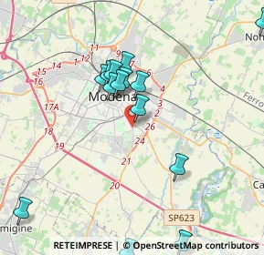 Mappa Via Alessandria, 41125 Modena MO, Italia (4.175)