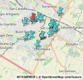 Mappa Via Alessandria, 41125 Modena MO, Italia (1.36706)