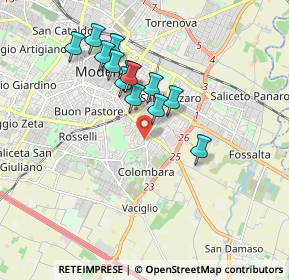 Mappa Via Alessandria, 41125 Modena MO, Italia (1.59308)