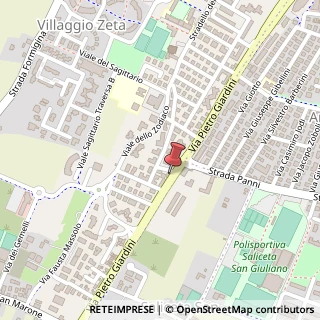 Mappa Via Pietro Giardini, 741, 41125 Modena, Modena (Emilia Romagna)