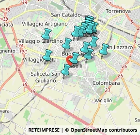 Mappa Via Baldassarre Longhena, 41125 Modena MO, Italia (1.5935)