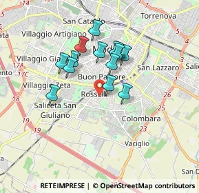 Mappa Via Limana, 41125 Modena MO, Italia (1.41357)